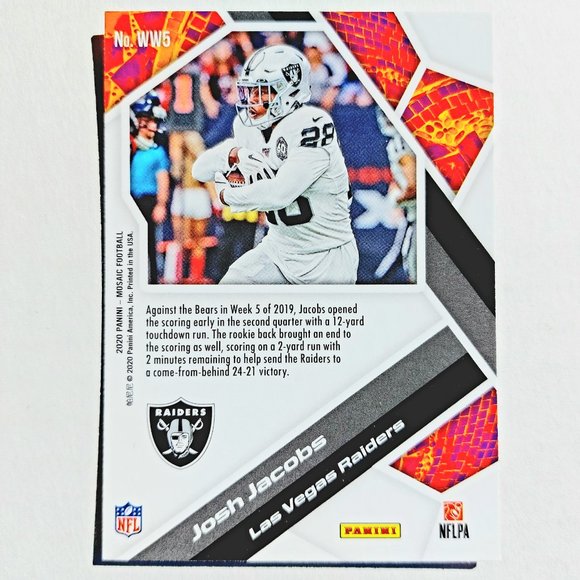 Las Vegas Raiders (Josh Jacobs) - FTBL [17_JJ2] Front - Picture 3 of 3